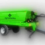 4 m3 Garden Type Solid Fertilizer Spreader Machine
