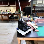 Manual Doner Head Leather Cutting Press