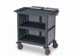 Plastic Cleaning Material Cart (53x102x100 cm) - Image 3