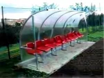 8 Meter 16 Person Aluminum Substitute Player Bench