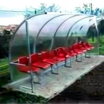 8 Meter 16 Person Aluminum Substitute Player Bench