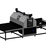 1900x5000 mm Servo Horizontal Glass Sandblasting Machine