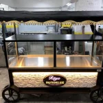 Breakfast - Simit- Pastry Cart - Manufacturing Carts and Stands