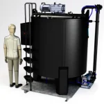 3900 Kg Stirrer Chocolate Resting Stock Tank with Wall