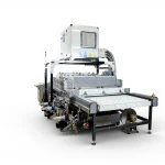 1600 Air Drying Horizontal Glass Washing Machine