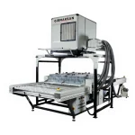 2000-Liter Air-Drying Horizontal Glass Washing Machine