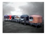 80x80 cm Fixed Base Gas Stone Pide Pizza Oven - Image 2