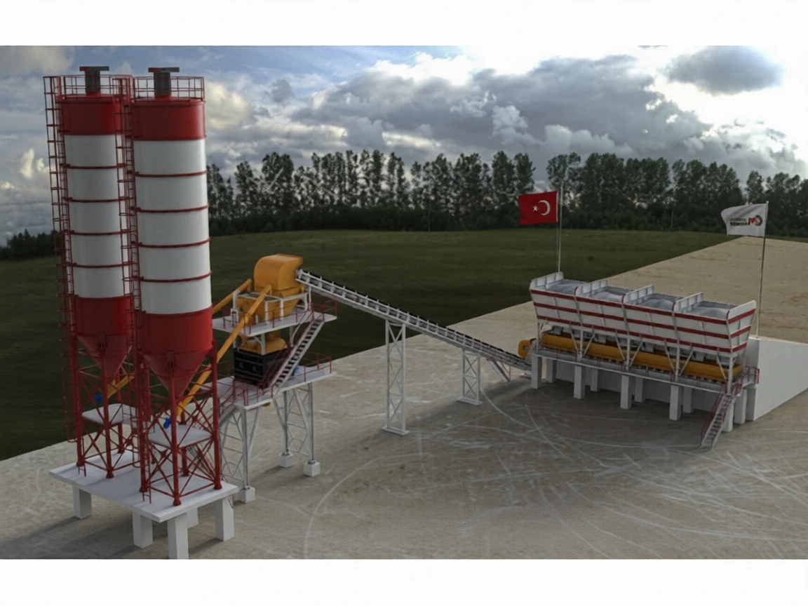 pq6rfzwze9rmr0cwajx8bnse2g Magnum 120 Fixed Concrete Batching Plant - Image 1