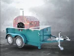 120x120 cm Wood-Fired Mobile Pizza Oven - Image 6