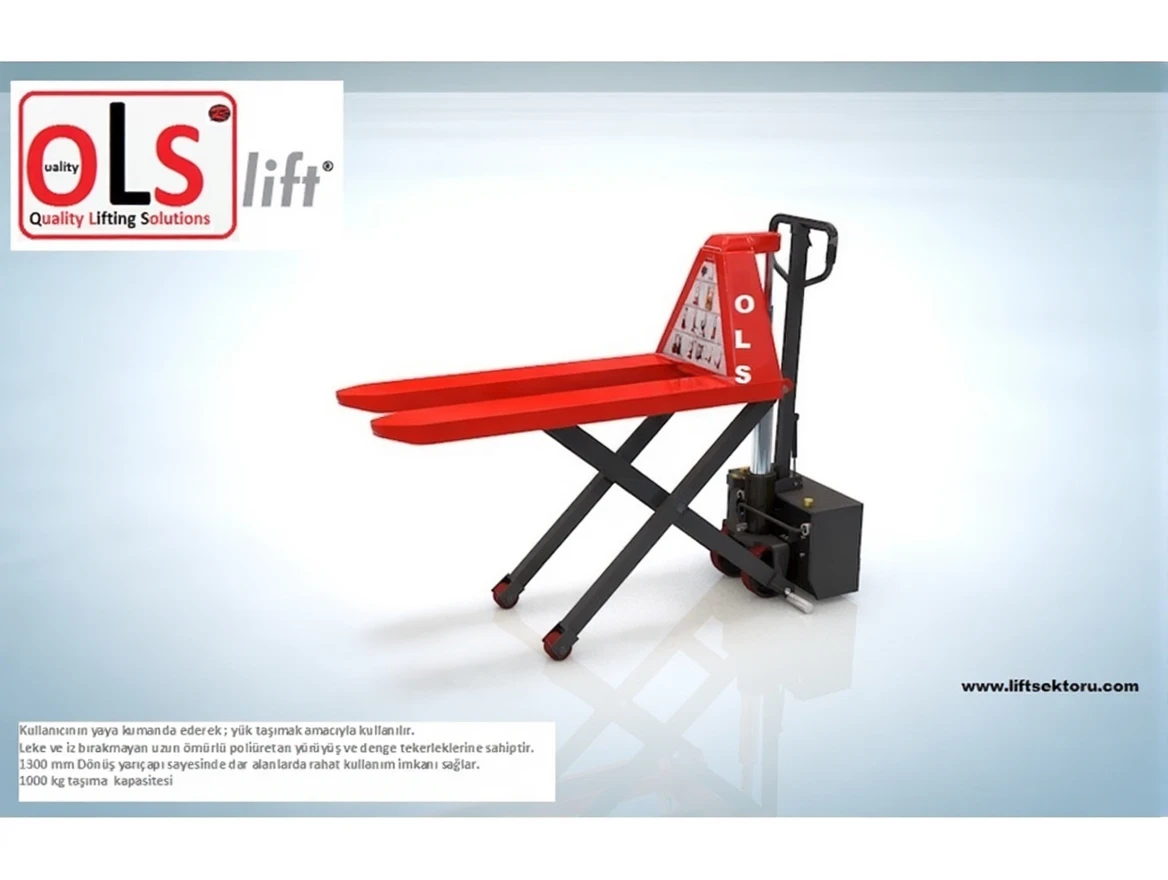 pt3m85hxjdrmw0cvbx1vndn3zc 1500 Kg (800 mm) Scissor Manual Pallet Truck - Image 1