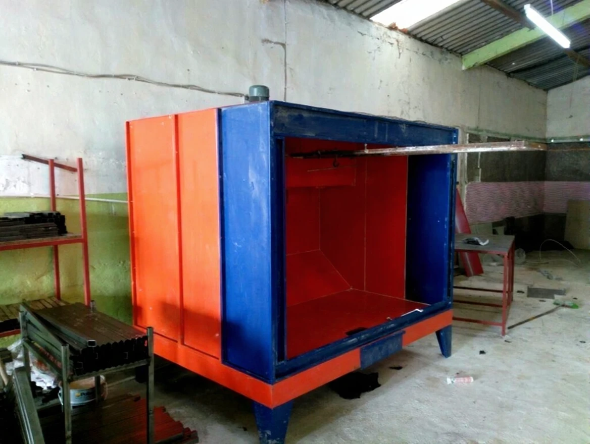 pt58w4p4m1rmw0cvdjcacmmkbg Powder Coating Booth Electrostatic - Image 1