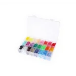 İşkur Machine 360 Pieces Of Colorful Plastic Snap Button And Storage Box