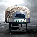 80x80 cm Gas Pizza Oven with Rotating Base