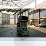 Liquid Separation Glass Bottle Crushing Machine