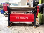 Ostaş Brand 1270x76 3-Roller Motorized Sheet Metal Bending Machine - Image 3