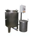 200-300 Kg Steam Coil Meat Boiling Kettle