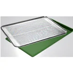 Flat and Perforated Aluminum Tray 400x600 mm