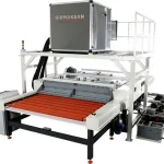 2500 Air-Drying Horizontal Glass Washing Machine