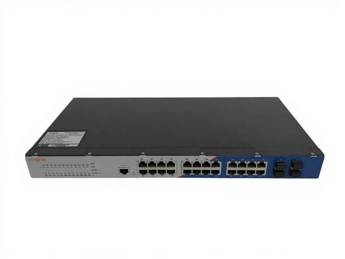 qj81tg22k9rmy0cvj6evp7z8k8 Longline Lngıgf24gt-M Industrial L3 24-Port 10/100/1000Base T + 4-Port 1G Sfp+ Managed Ethernet S - Image 1