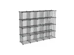 20 Grid Compartment Metal Wire Portable Modular Multi-Purpose Organizer Rack - Image 4
