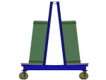 1500 Kg Wheeled Glass Transport Table - Image 3