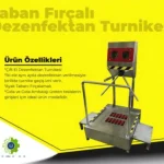 Floor Brush Disinfectant Hygiene Turnstile
