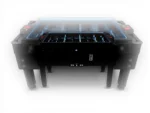 T Iron Black Design Electronic Foosball Table
