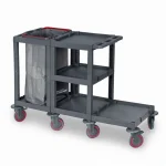 Plastic Cleaning Material Cart (53x149x100 cm)