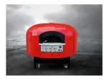 80x80 cm Fixed Base Gas Stone Pide Pizza Oven - Image 8