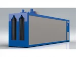 1500x2300x8000 mm Motorin/Diesel U Type Electrostatic Powder Coating Oven - Image 5