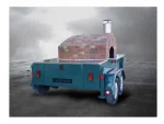 120x120 cm Wood-Fired Mobile Pizza Oven - Image 5