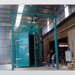 250-300 Kg 1 Turbine Drum Sandblasting Machine