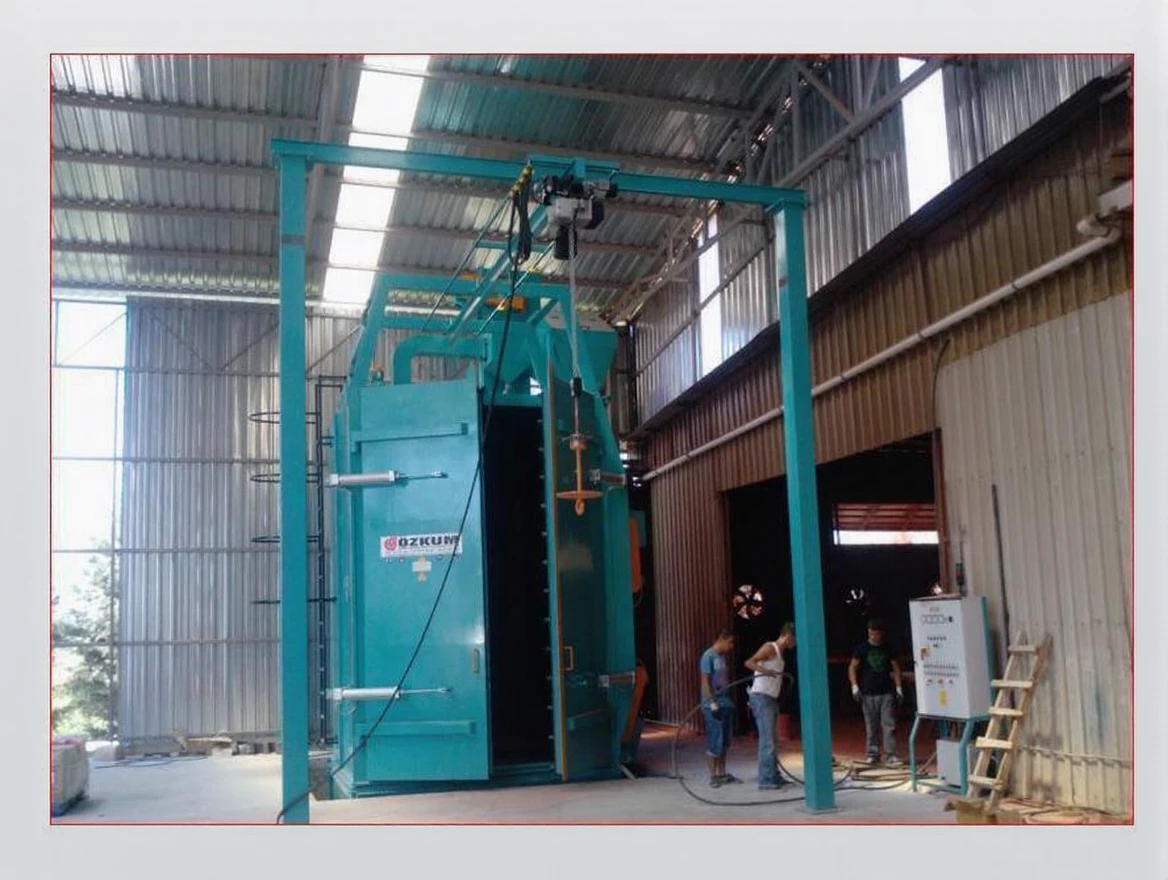 qx7g0qnx4srmw0cvh44ar58e40 250-300 Kg 1 Turbine Drum Sandblasting Machine - Image 1