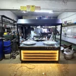 Luxury Model Tantuni Counter with Double Hood from Production