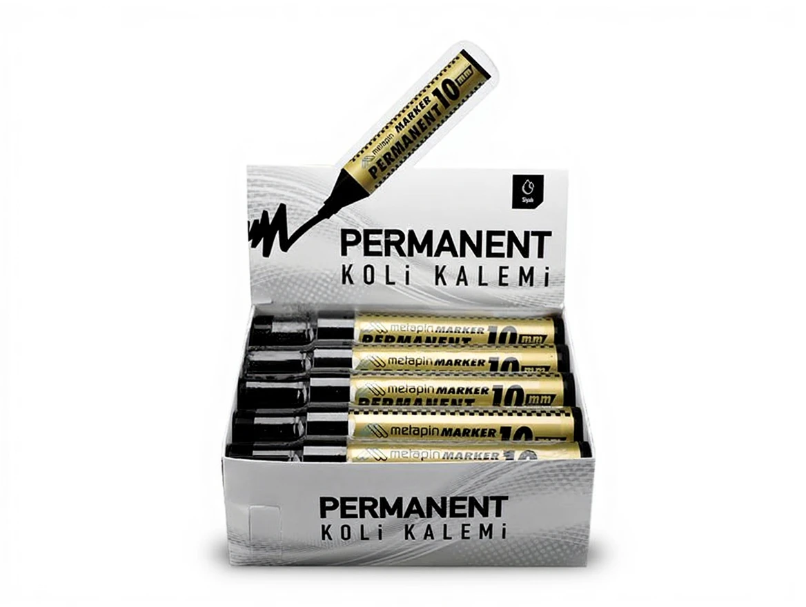 r0gq5j616hrmy0cvzcmrkv424g Metapin 10Mm Permanent Box Pen Black 10-Pack - Image 1
