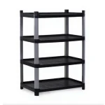4-Tier Open Fixed Plastic Shelf