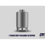 2 Ton Stainless Vertical Food Stock Tank