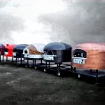 100x100 cm Fixed Base Gas Pizza Oven