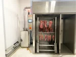 Single Car 200 Kg / Hour Sausage Oven Meat Smoking Oven - Image 3