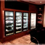 Industrial Milk Cabinet with LED Lighting