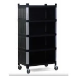 5-Layer Closed Movable Plastic Shelf