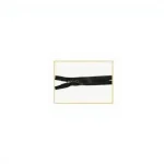T-6 Bone Tone Nickel Plated Double-sided Zipper