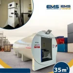 35,000 Liter Capacity Above-Ground Mobile Fuel Tank