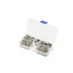 Metal Snaps 9.5 Mm 100 Pieces And Storage Box
