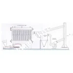 24,000 Kg / Hour Water Tube High Pressure Steam Boiler