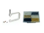 Bead Pearl Rivet Machine 2700 Pieces Colorful Bead Complete Riveting Set
