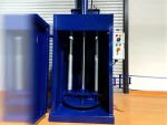 Single Hydraulic Piston Double Guide Pillar Bearing Barrel Crushing Press - Image 4