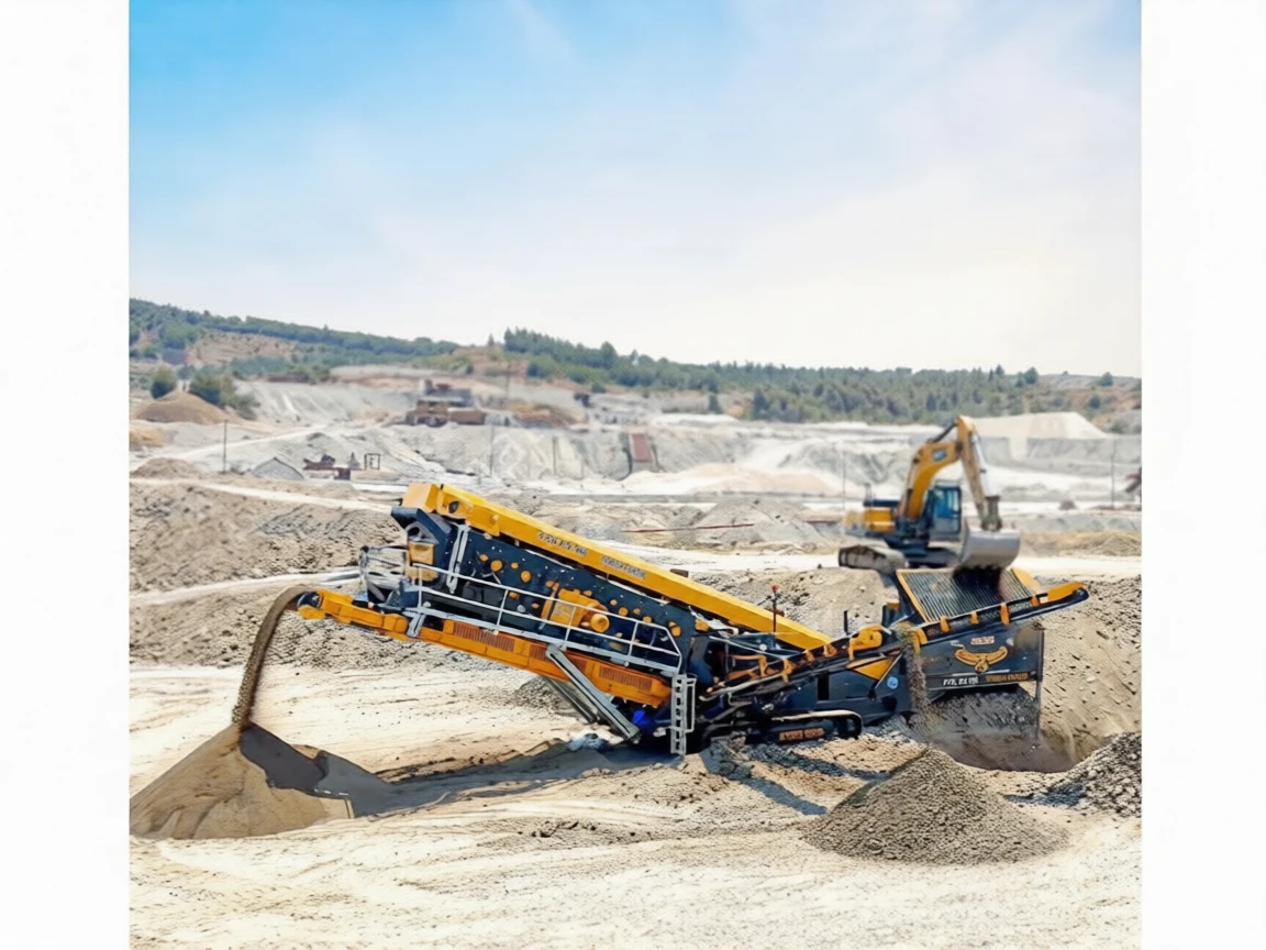 rkxdzrtm0nrmr0cwakcs3wt6tw 500-600 Ton/Hour Mobile Screening Stone Crushing Plant - Image 1