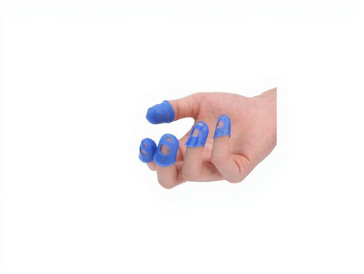 rn1nx6jtfxrm80cv38bbcnvqjm 5 Finger Hole Non-Slip Silicone Protective Finger Cover - Image 1
