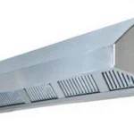 Stainless Wall-mounted Filtered Industrial Kitchen Hood